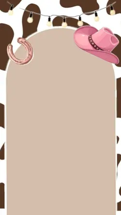 Cowgirl invitacion 