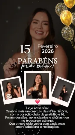 Parabéns pra mim 