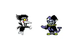 Spamton and Jevil!!