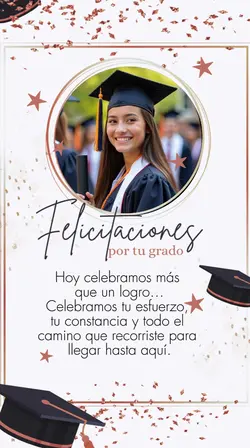 Felicidades graduado