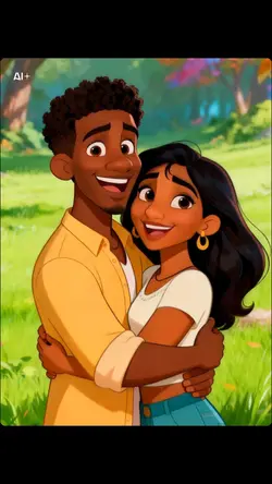 Couple dessin animé