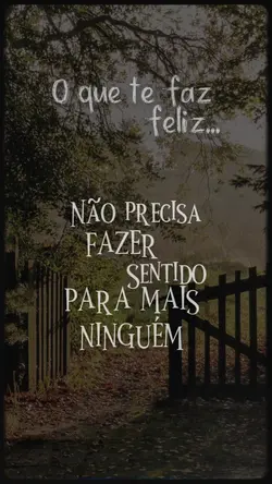 o que te faz feliz