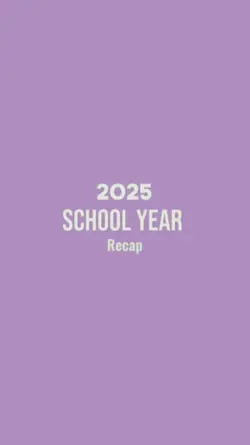 school year recap