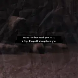 Especially dogs.