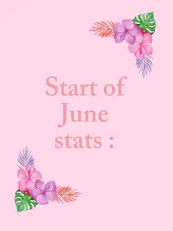 Start of June stats
