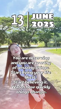 Start believing it.