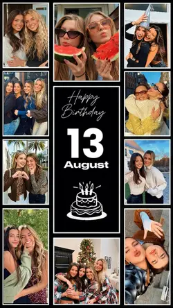 Birthday 13 August