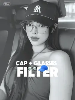 Cap + glasses 