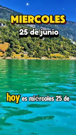 Miercoles Junio 25