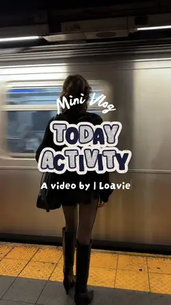 vlog today activity