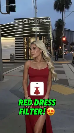 Red dress ai