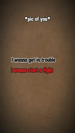in trouble