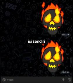 mentahan emoji tele 