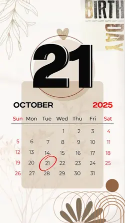 Hbd 21 october 2025