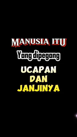Ucapan & Janji