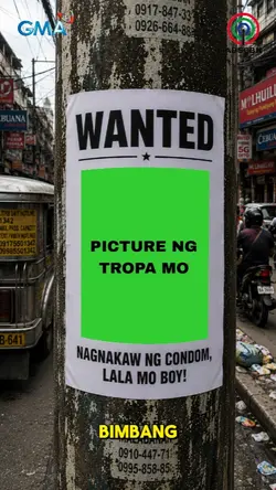 Nagnakaw ng condom!