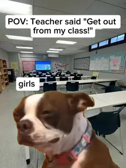 while boys