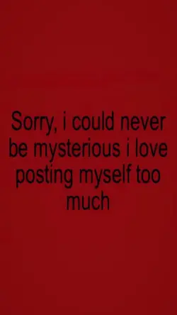 ilovepostingmyself