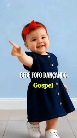 Bebê fofo dançando