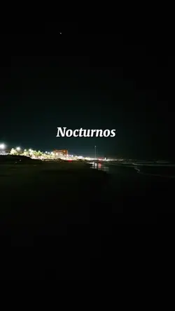 Playa por la noche 
