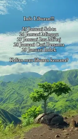 Info Liburan 2025