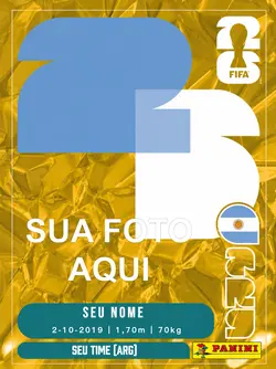 Figurinha Dourada