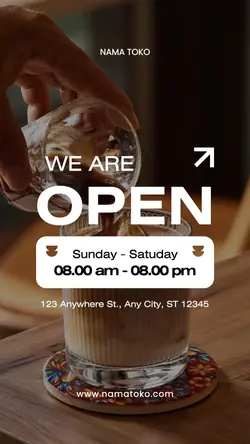 we are open 