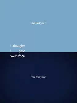 i thought i saw you