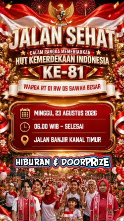 Jalan sehat HUT RI
