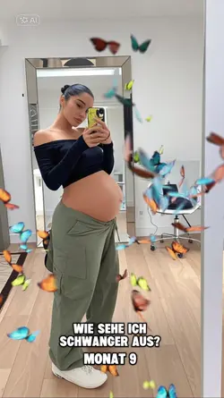 9 months pregnant 
