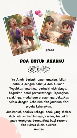 Doa untuk anakku