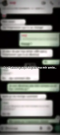 "cv" alors que..