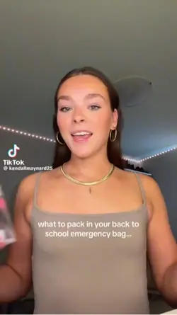 School emergency bag