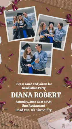 Grad invitation