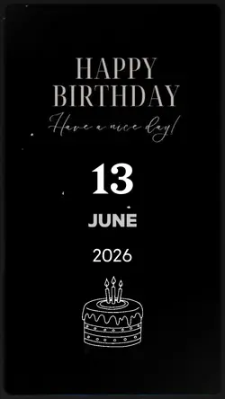 HAPPY BIRTHDAY