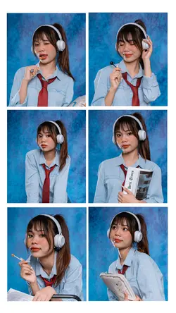 Selfie template
