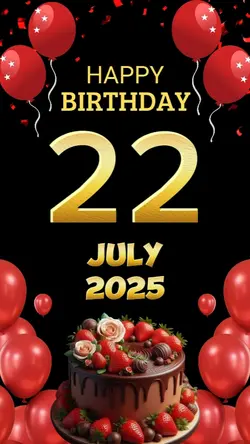 birthday 22 July 