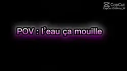 L’eau ça mouille 