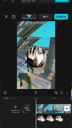 Ajoute 3 clips