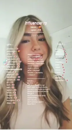 Influencer rp!