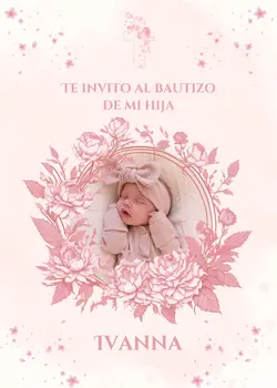 Invitación Bautizo 💓