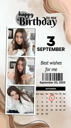3 SEPTEMBER BIRTHDAY