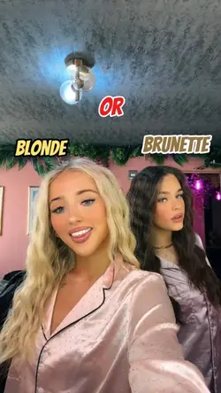 Blonde or Brunette!💖