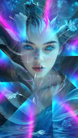 Blue overlay