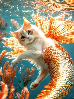 Mermaid Ai cat
