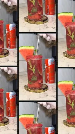 making a drink