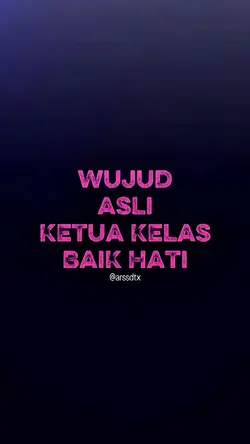 ketua kelas baik