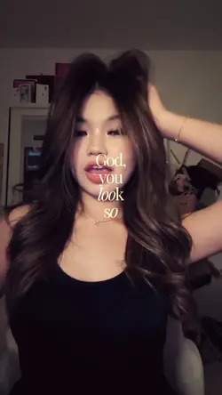 God u look so pretty