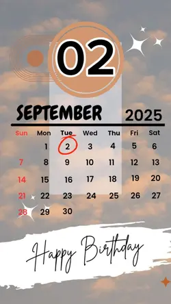 HBD 02 September 