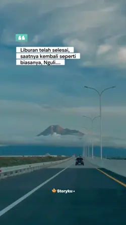 Liburan telah usai 